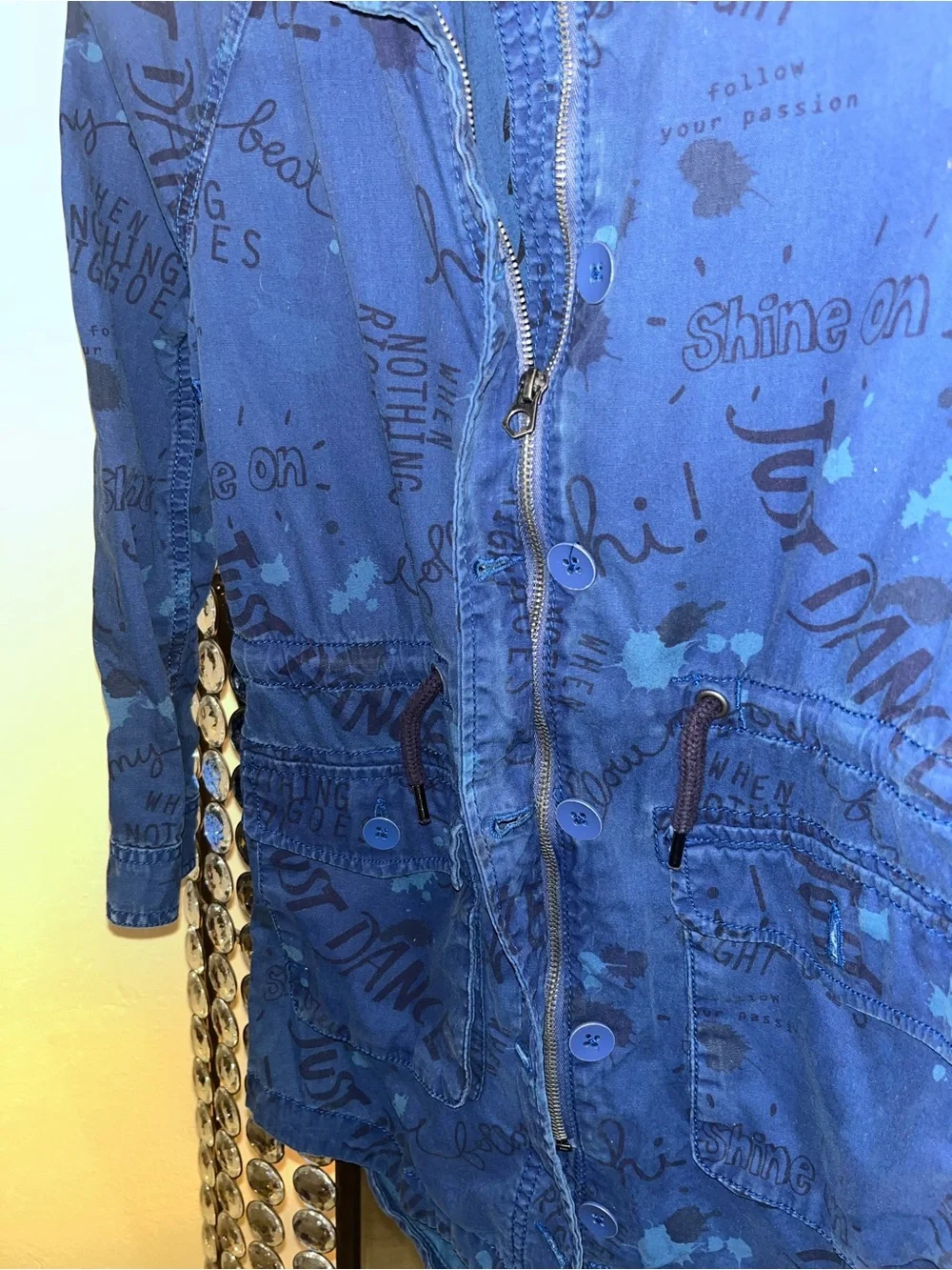 GapKids x ED statement trench coat size Medium